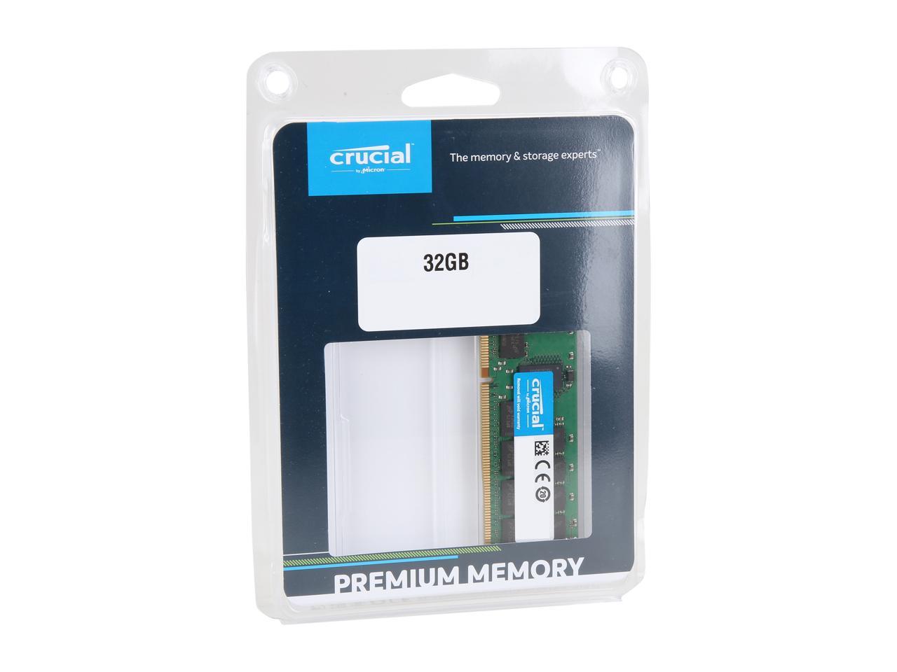 Crucial 32GB 288-Pin DDR4 SDRAM ECC Registered DDR4 2933 (PC4 23400) Server Memory Model CT32G4RFD4293