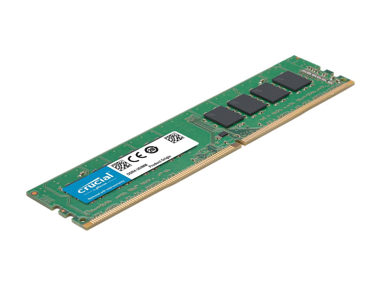 Crucial 16GB 288-Pin DDR4 SDRAM DDR4 3200 (PC4 25600) Desktop Memory Model CT16G4DFD832A