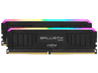 Crucial Ballistix MAX RGB 32GB (2 x 16GB) 288-Pin DDR4 SDRAM DDR4 4400 (PC4 35200) Intel XMP 2.0 Desktop Memory Model BLM2K16G44C19U4BL