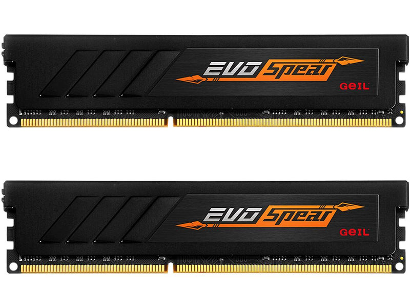 GeIL EVO SPEAR 16GB (2 x 8GB) 288-Pin DDR4 SDRAM DDR4 3000 (PC4 24000) Intel XMP 2.0 Desktop Memory Model GSB416GB3000C16ADC