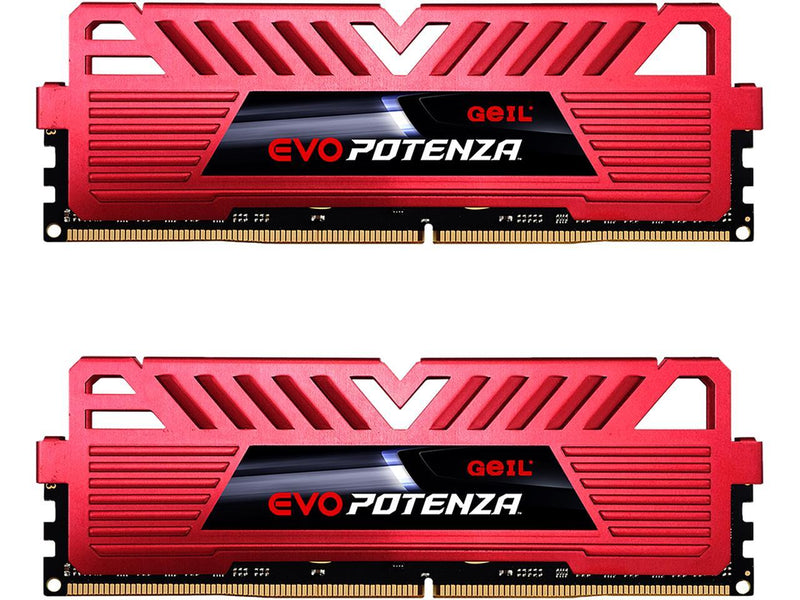 GeIL EVO POTENZA AMD 16GB (2 x 8GB) 288-Pin DDR4 SDRAM DDR4 3000 (PC4 24000) Intel XMP 2.0 Desktop Memory Model GAPR416GB3000C16ADC