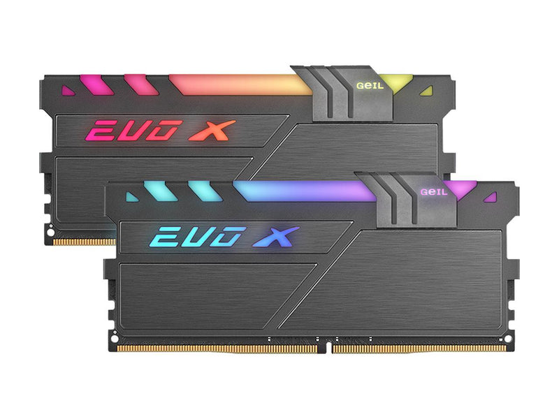 GeIL EVO X II AMD Edition 16GB (2 x 8GB) 288-Pin DDR4 SDRAM DDR4 3000 (PC4 24000) Intel XMP 2.0 Desktop Memory Model GAEXSY416GB3000C16ADC