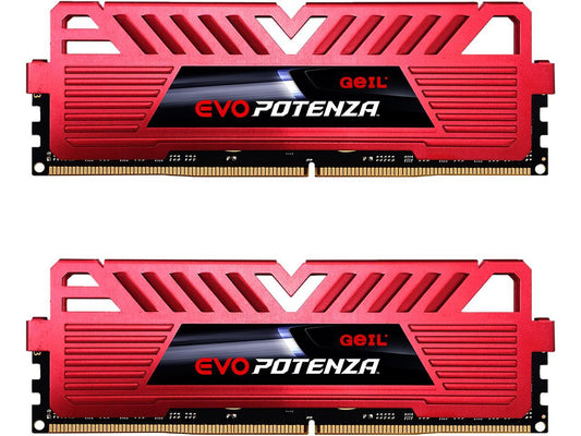 GeIL EVO POTENZA AMD 32GB (2 x 16GB) 288-Pin DDR4 SDRAM DDR4 3000 (PC4 24000) Desktop Memory Model GAPR432GB3000C16ADC