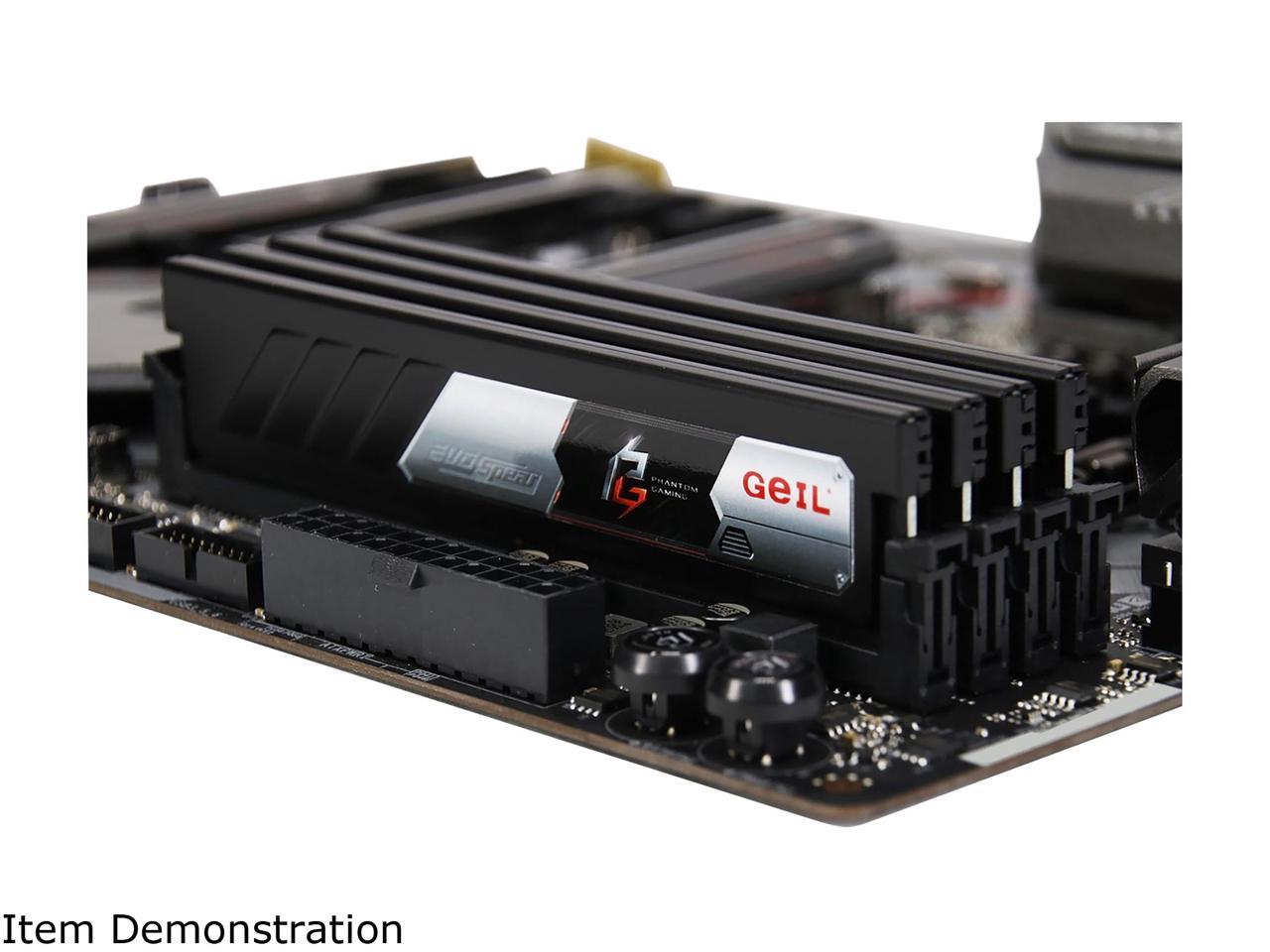 GeIL EVO SPEAR Phantom Gaming Edition (AMD) 16GB (2 x 8GB) 288-Pin DDR4 SDRAM DDR4 3200 (PC4 25600) Intel XMP 2.0 Desktop Memory Model GASF416GB3200C16ADC