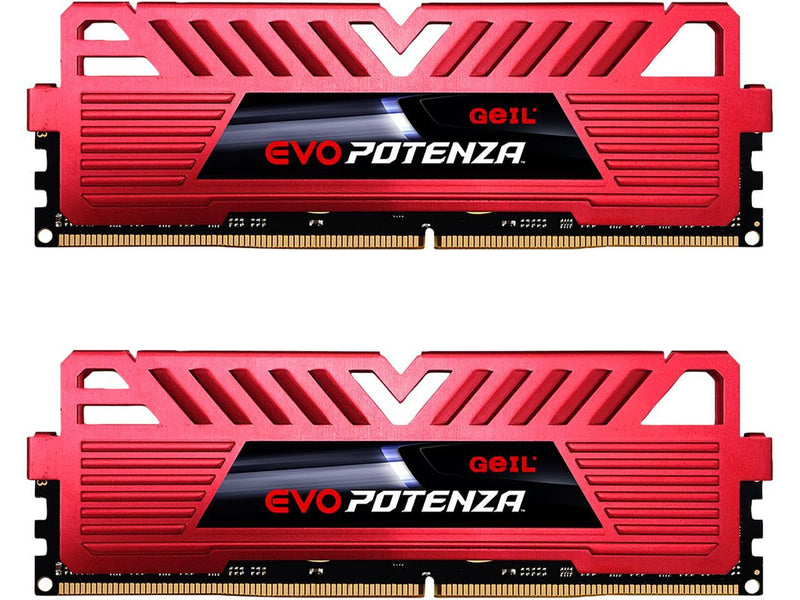 GeIL EVO POTENZA AMD 32GB (2 x 16GB) 288-Pin DDR4 SDRAM DDR4 3200 (PC4 25600) Intel XMP 2.0 Desktop Memory Model GAPR432GB3200C16BDC