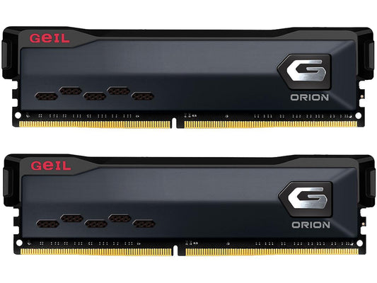 GeIL ORION AMD Edition 32GB (2 x 16GB) 288-Pin DDR4 SDRAM DDR4 3200 (PC4 25600) Intel XMP 2.0 Desktop Memory Model GAOG432GB3200C16BDC