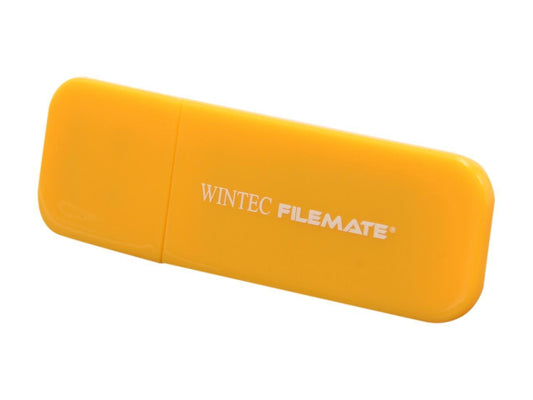 Wintec FileMate Contour 16GB USB 2.0 Flash Drive (Tangerine) Model 3FMSP03U2YL-16G-R