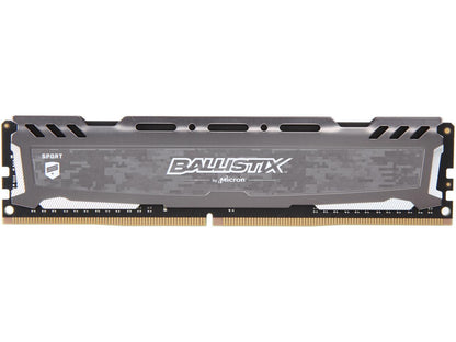 Ballistix Sport LT 8GB 288-Pin DDR4 SDRAM DDR4 3000 (PC4 24000) Desktop Memory Model BLS8G4D30BESBK