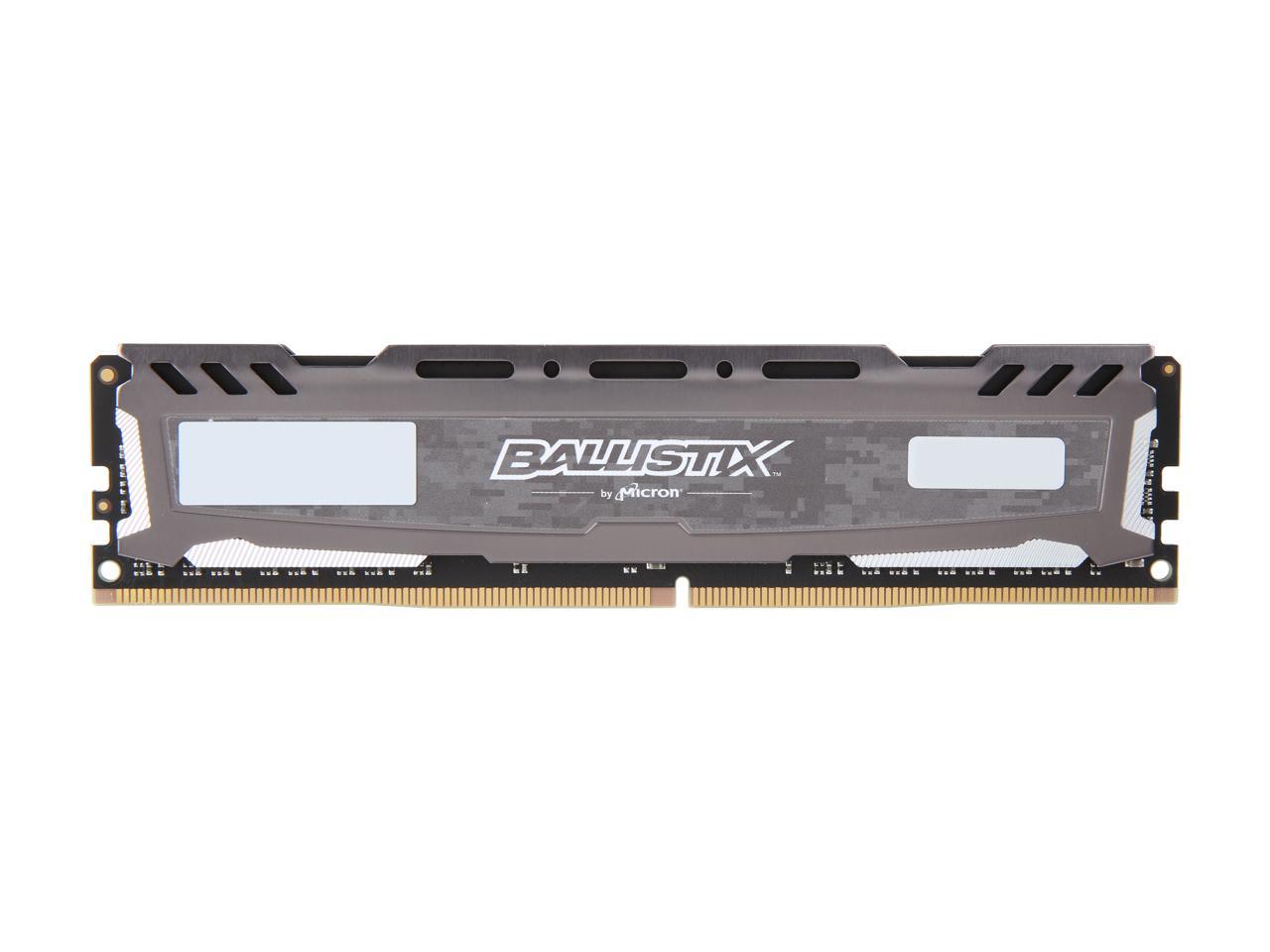 Ballistix Sport LT 8GB 288-Pin DDR4 SDRAM DDR4 3000 (PC4 24000) Desktop Memory Model BLS8G4D30BESBK