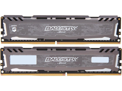 Ballistix Sport LT 32GB (2 x 16GB) 288-Pin DDR4 SDRAM DDR4 3200 (PC4 25600) Desktop Memory Model BLS2K16G4D32AESB