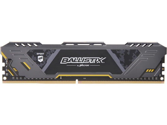 Crucial Ballistix Sport AT 3200 MHz DDR4 DRAM Desktop Gaming Memory Single 16GB CL16 BLS16G4D32AEST