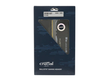Crucial Ballistix RGB 32GB (2 x 16GB) 288-Pin DDR4 SDRAM DDR4 3200 (PC4 25600) Desktop Memory Model BL2K16G32C16U4BL