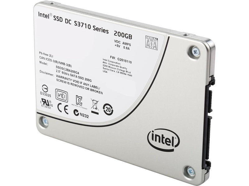 Intel DC S3710 SSDSC2BA200G401 2.5" 200GB SATA III MLC Business Solid State Drive