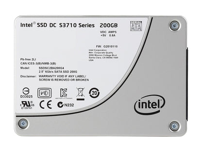 Intel DC S3710 SSDSC2BA200G401 2.5" 200GB SATA III MLC Business Solid State Drive