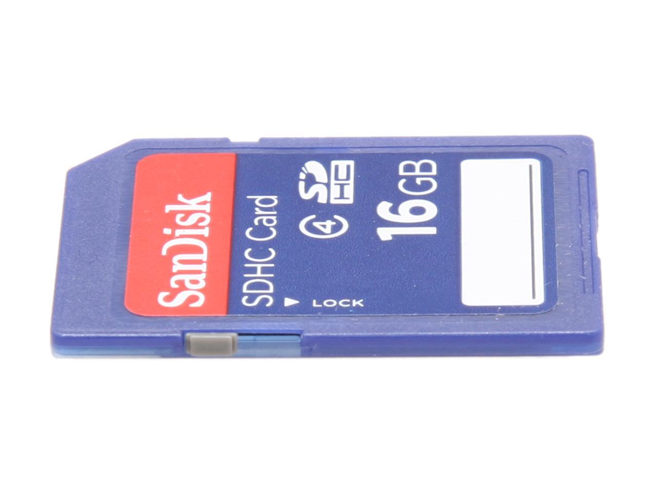SanDisk 16GB Secure Digital High-Capacity (SDHC) Flash Card Model SDSDB-016G-B35