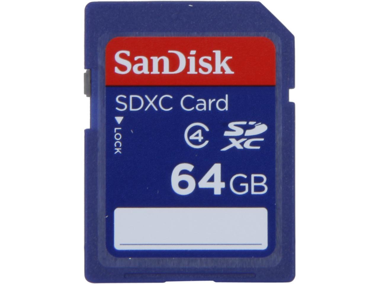 SanDisk 64 GB Secure Digital Extended Capacity (SDXC) Flash card