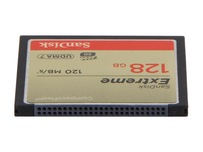 SanDisk 128GB Compact Flash (CF) Memory Card Model SDCFXS-128G-A46