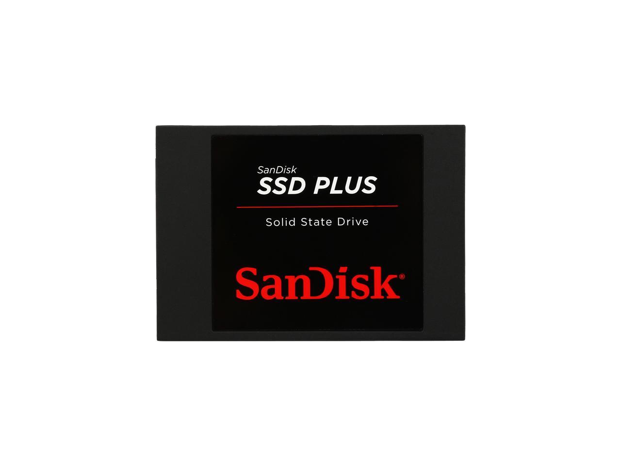 SanDisk SSD Plus 120GB Internal SSD - SATA III 6Gb/s, 2.5"/7mm - SDSSDA-120G-G26