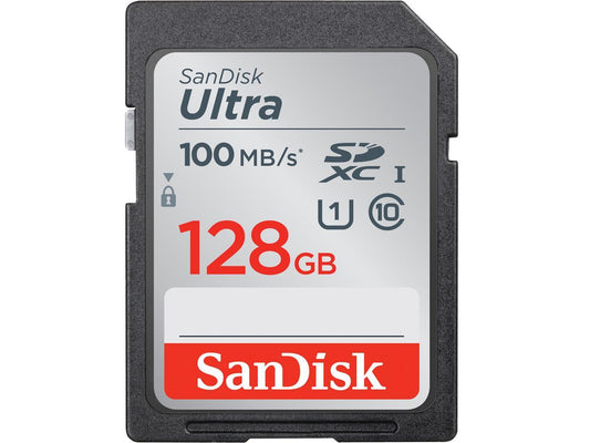 SanDisk 128GB Ultra SDXC UHS-I/Class 10 Memory Card, Speed Up to 100MB/s (SDSDUNR-128G-GN6IN)