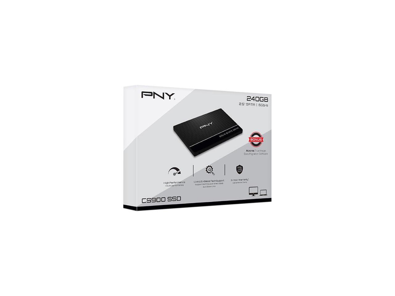 PNY CS900 240GB 2.5" SATA III INTERNAL Solid State Drive (SSD) - SSD7CS900-240-RB