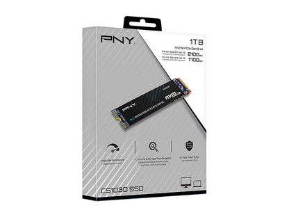 PNY CS1030 M.2 2280 1TB PCI-Express 3.0 x4, NVMe 1.3 3D NAND Internal Solid State Drive (SSD) M280CS1030-1TB-RB