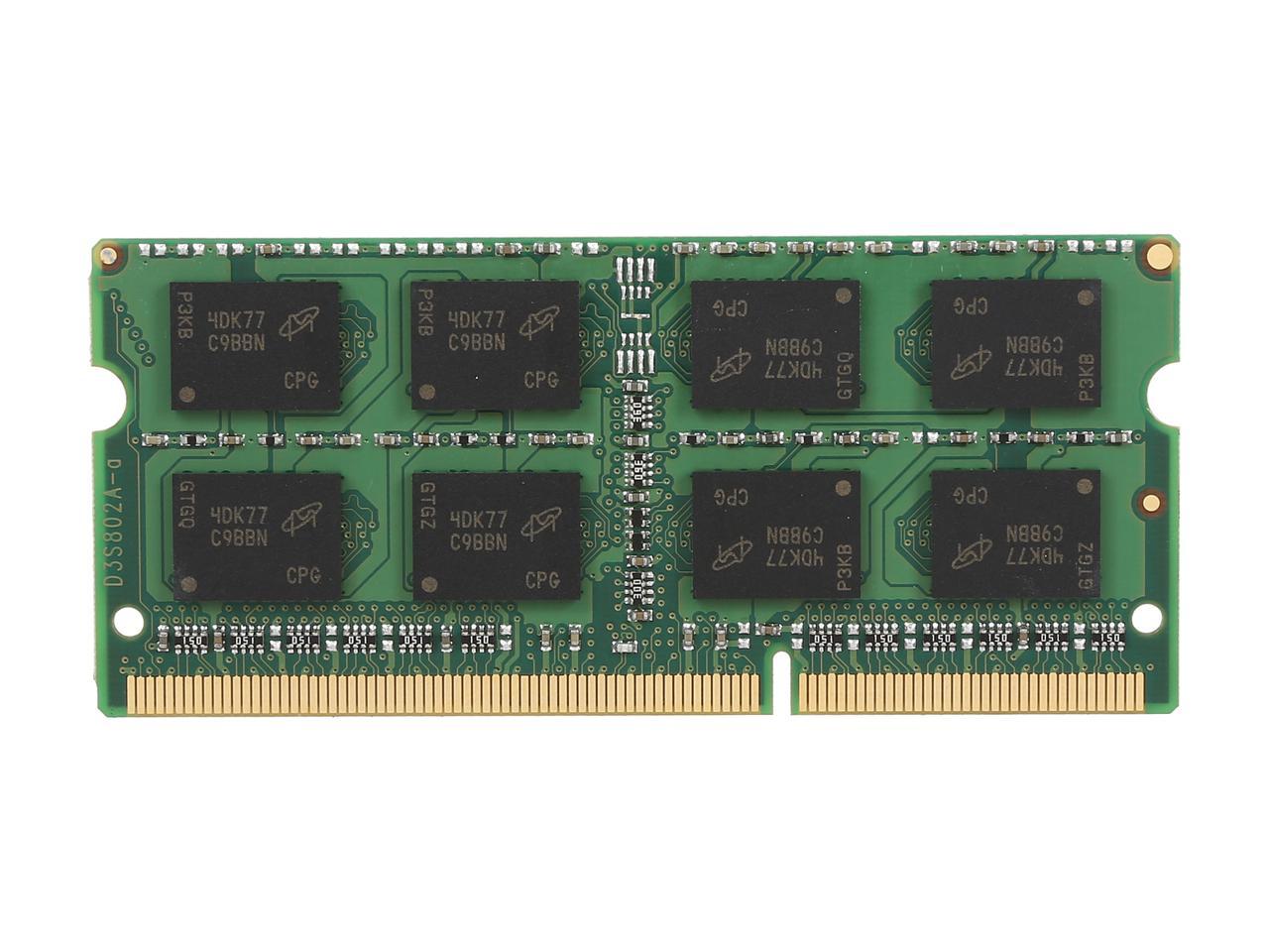 Crucial 4GB 204-Pin DDR3 SO-DIMM DDR3L 1600 (PC3L 12800) Laptop Memory Model CT51264BF160B