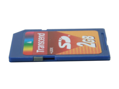 Transcend 2GB Secure Digital (SD) Flash Card Model TS2GSDC