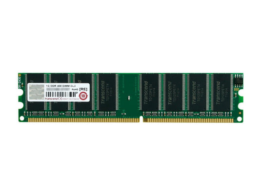 Transcend 1GB 184-Pin DDR SDRAM DDR 400 (PC 3200) Desktop Memory Model JM388D643A-5L