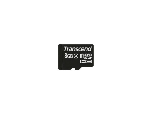Transcend TS8GUSDC4 8 GB MicroSD High Capacity (microSDHC) - 1 Card