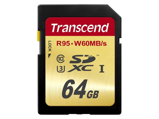 Transcend Ultimate 64GB Secure Digital Extended Capacity (SDXC) Flash Card Model TS64GSDU3