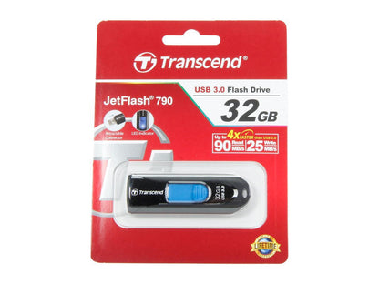 Transcend JetFlash 790 32GB USB 3.0 Flash Drive Model TS32GJF790K