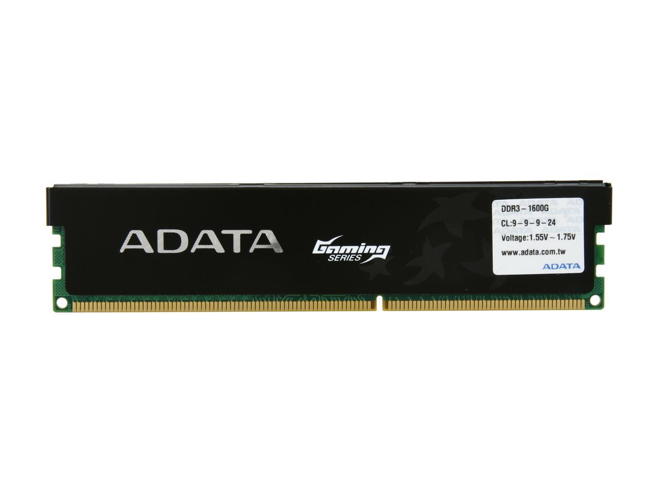 ADATA Gaming Series 1GB 240-Pin DDR3 SDRAM DDR3 1600 (PC3 12800) Desktop Memory Model AX3U1600GB1G9-CG