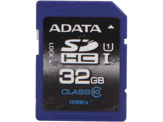 ADATA Premier 32GB SDHC UHS-I Card- CLASS 10 30MB/s