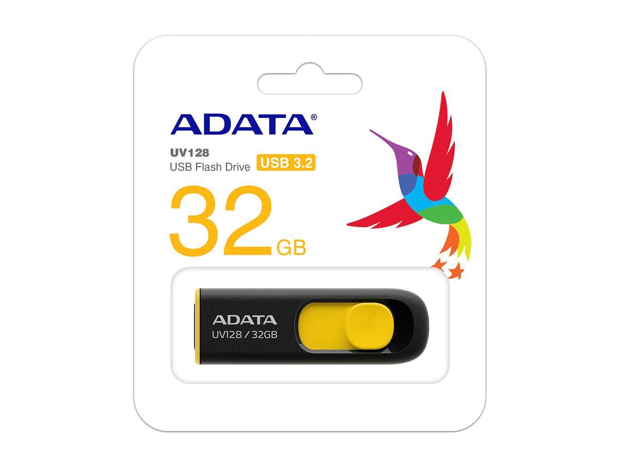 ADATA 32GB UV128 USB 3.2 Gen 1 Flash Drive (AUV128-32G-RBY)