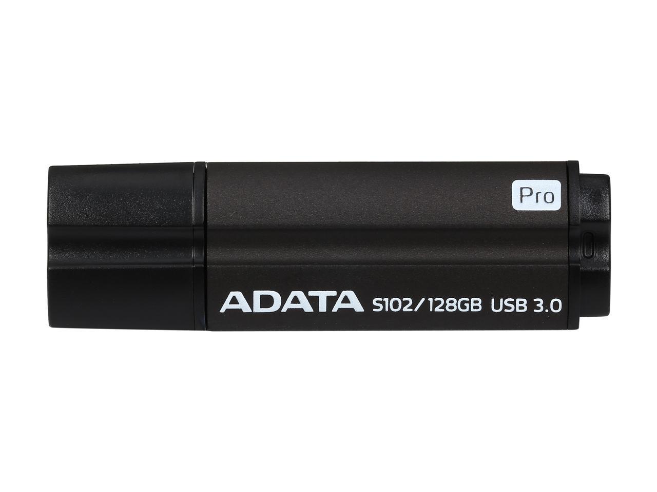 ADATA 128GB S102 Pro Advanced USB 3.0 Flash Drive, Speed Up to 100MB/s (AS102P-128G-RGY)