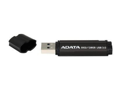 ADATA 128GB S102 Pro Advanced USB 3.0 Flash Drive, Speed Up to 100MB/s (AS102P-128G-RGY)