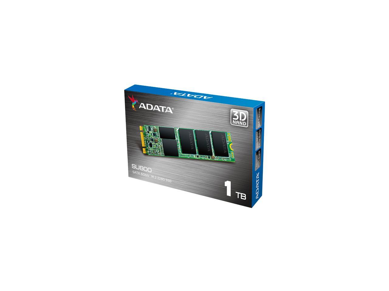 ADATA Ultimate SU800 M.2 2280 1TB SATA III 3D NAND Internal Solid State Drive (SSD) ASU800NS38-1TT-C