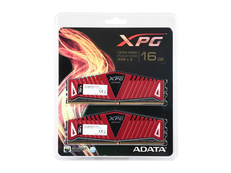 XPG Z1 16GB (2 x 8GB) 288-Pin DDR4 SDRAM DDR4 2666 (PC4 21300) Intel XMP 2.0 Desktop Memory Model AX4U266638G16-DRZ