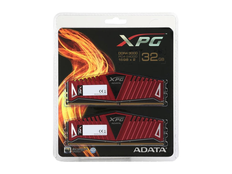 XPG Z1 32GB (2 x 16GB) 288-Pin DDR4 SDRAM DDR4 3000 (PC4 24000) Desktop Memory Model AX4U3000316G16-DRZ