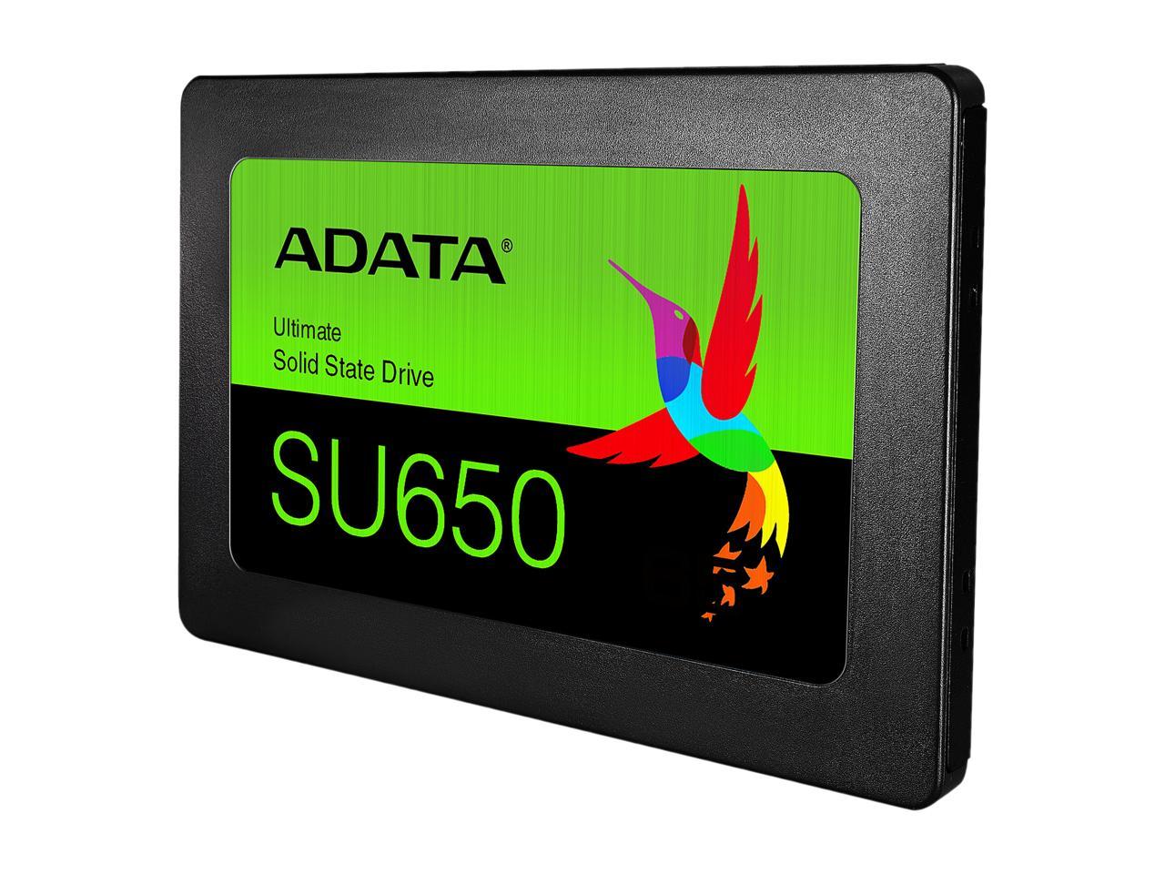 ADATA Ultimate SU650 2.5" 960GB SATA III 3D NAND Internal Solid State Drive (SSD) ASU650SS-960GT-R