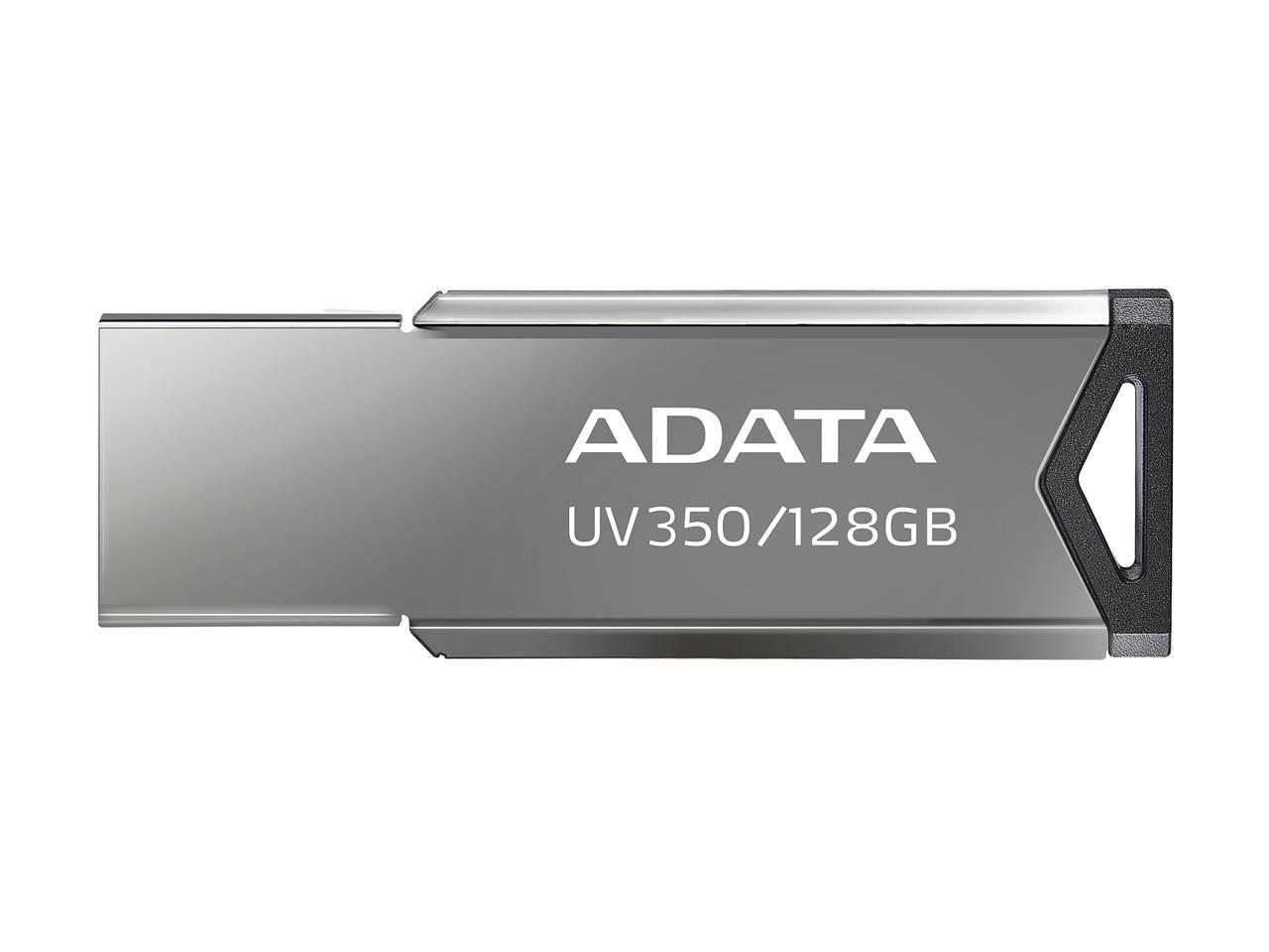 ADATA 128GB UV350 USB 3.2 Gen 1 Flash Drive (AUV350-128G-RBK)