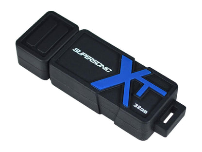 Patriot 32GB Supersonic Boost XT USB 3.0 Flash Drive, Speed Up to 150MB/s Durable Rubber Housing (PEF32GSBUSB)