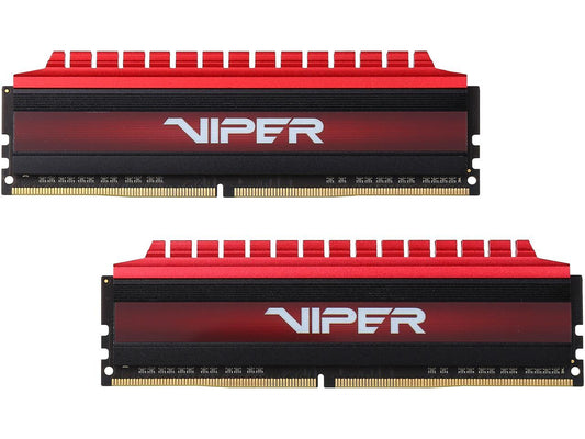 Patriot Viper 4 16GB (2 x 8GB) 288-Pin DDR4 SDRAM DDR4 3000 (PC4 24000) Intel XMP 2.0 Extreme Performance Memory, Black Sides / Red Top Model PV416G300C6K