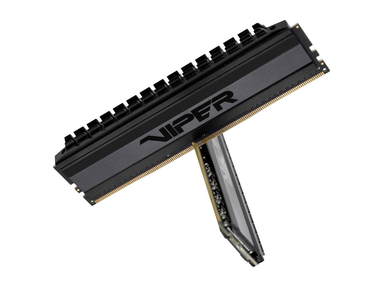 Patriot Viper 4 Blackout Series 16GB (2 x 8GB) 288-Pin DDR4 SDRAM DDR4 4000 (PC4 32000) Intel XMP 2.0 Desktop Memory Model PVB416G400C9K, AMD Compatible