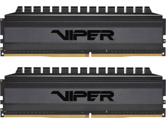 Patriot Viper 4 Blackout Series 16GB (2 x 8GB) 288-Pin DDR4 SDRAM DDR4 4133 (PC4 33000) Intel XMP 2.0 Desktop Memory Model PVB416G413C8K, AMD Compatible