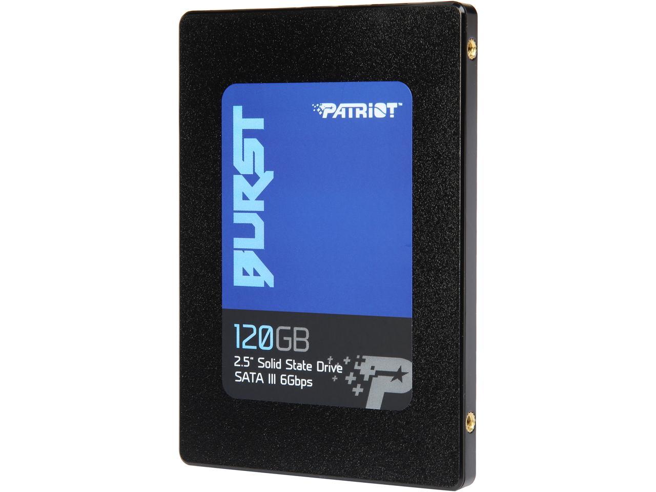 Patriot Burst 2.5" 120GB SATA III Internal Solid State Drive (SSD) PBU120GS25SSDR