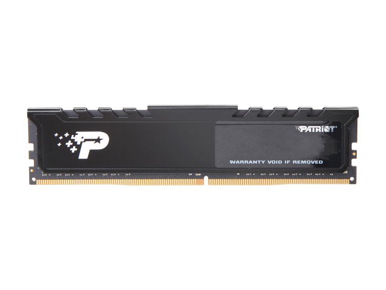 Patriot 8GB 288-Pin DDR4 SDRAM DDR4 2666 (PC4 21300) Desktop Memory Model PSP48G266681H1