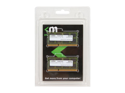 Mushkin Enhanced Essentials 4GB (2 x 2GB) 204-Pin DDR3 SO-DIMM DDR3 1066 (PC3 8500) Laptop Memory Model 996643