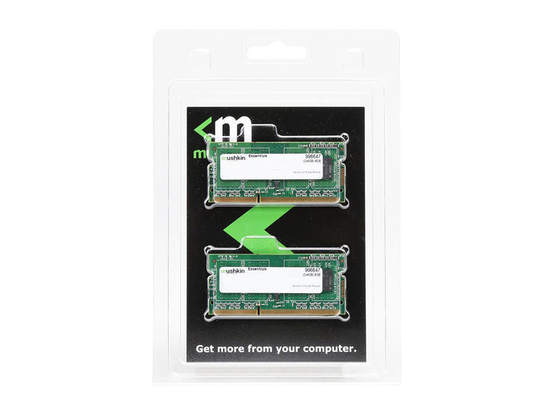 Mushkin Enhanced 128MB 204-Pin DDR3 SO-DIMM DDR3 1333 (PC3 10666) Dual Channel Kit Laptop Memory Model 996647