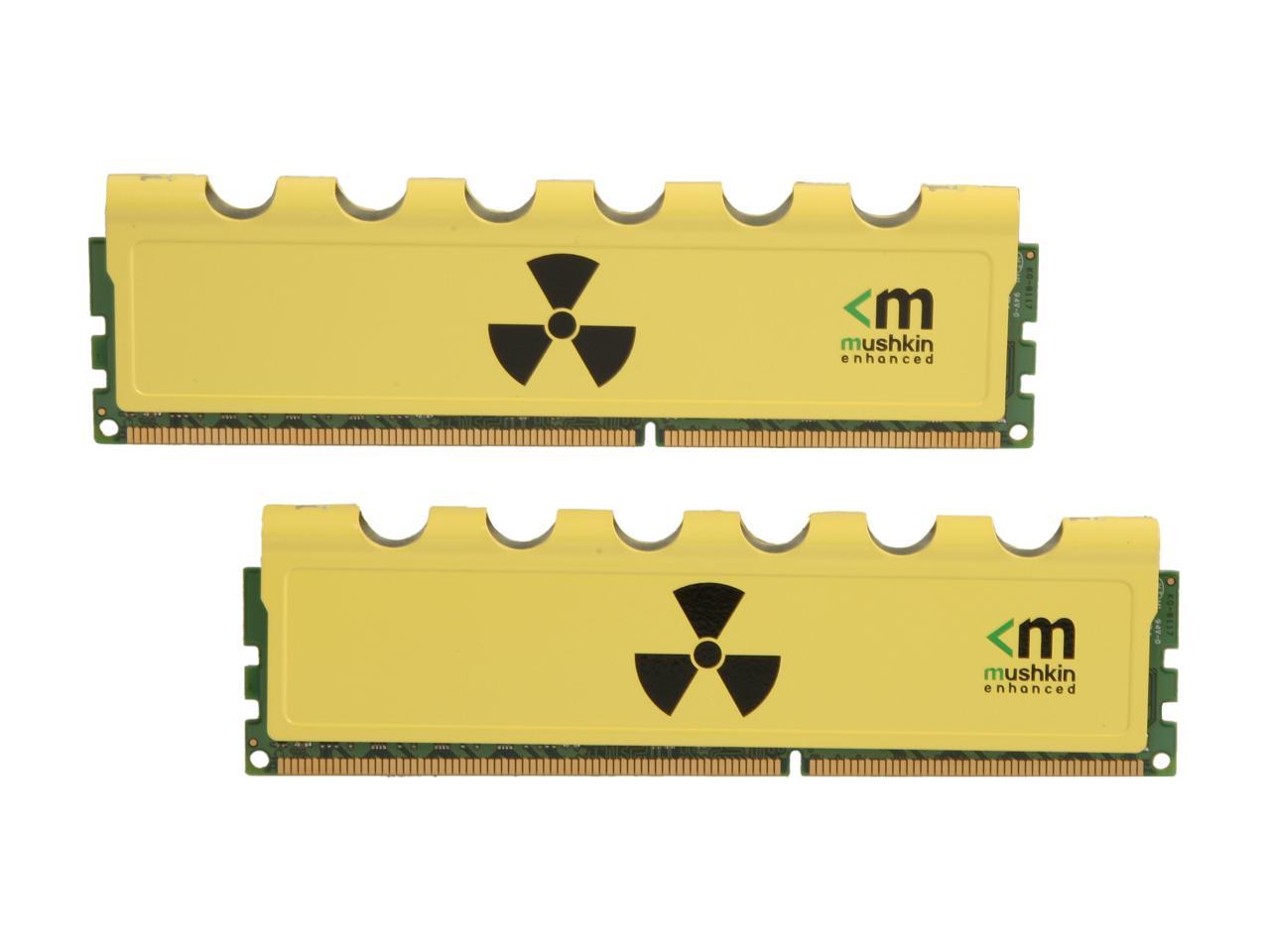 Mushkin Radioactive 8GB (2 x 4GB) 240-Pin DDR3 SDRAM DDR3 1600 (PC3 12800) Desktop Memory Model 997005